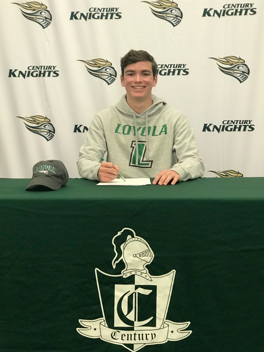 Another Greyhound! Alex Kristian, Century HS/Looney’s, signing his LOI to <a href="/LoyolaMLAX/">Loyola Men's Lacrosse</a> !