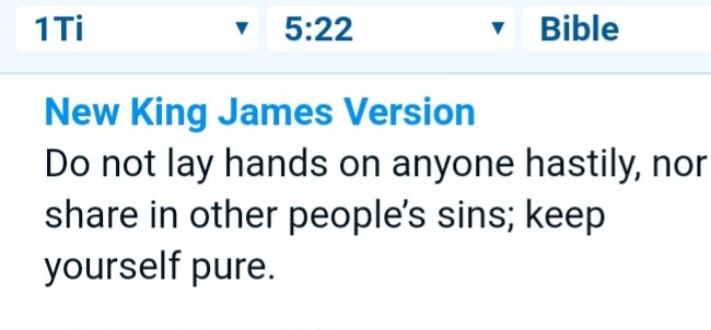 THE TOP OF YO HEAD IS A ENTRANCE, THE BOTTOM OF YO FEET IS A EXIT & SO ARE YO HANDS BE CAREFUL OF ALLOWING RANDOM PEOPLE TOUCH THEM,FOOTWASHING,SHAKING HANDS WITH PEOPLE,ALLOWING PEOPLE TO LAY HANDS ON YOU. THIS IS OPPOSITE OF WHAT SCRIPTURE SAYS ➡️
LAY NO HANDS ON SUDDENLY