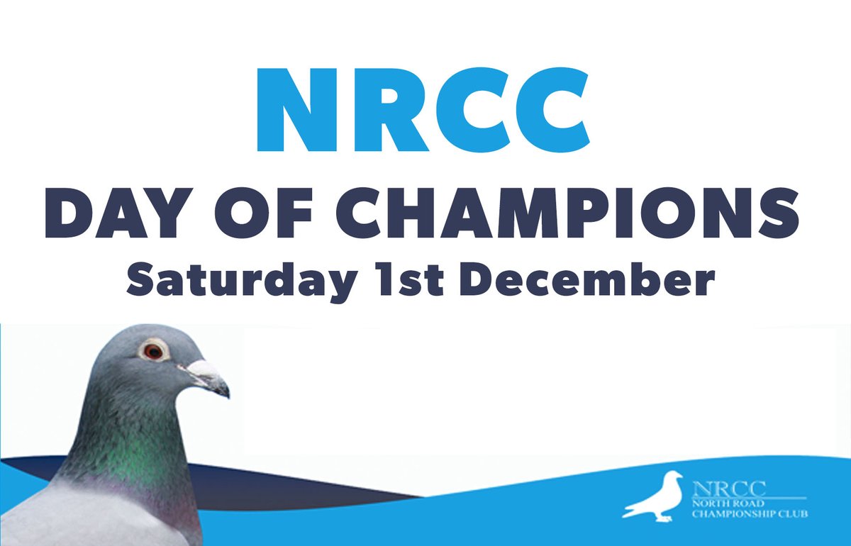 SpringfieldsEv1's tweet image. North Road Championship Club Pigeon Show
Saturday 30th November &amp;amp; Sunday 1st December 2019
10am - 5pm

For further information, please contact Ray Knight on 01205 871901 or email info@nrcc.co.uk

#spalding #lincolnshire #nrcc #dayofchampions #pigeons #show #racing #northroad