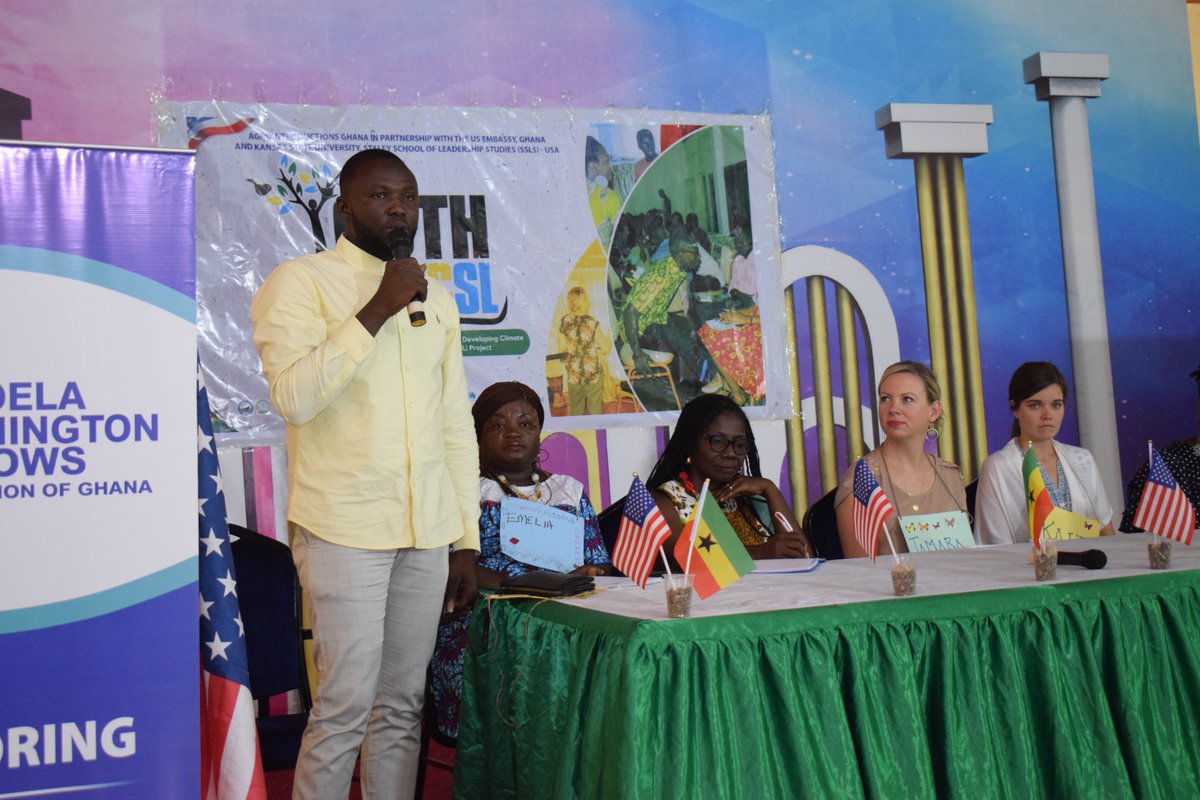 agrointrogh's tweet photo. It was a successful launch of the Youth LEADCSL Training in Tamale. The chairperson in her keynote address urged participants to be environmentally conscious and be agents of change through the leadership skills they will obtain from the training.

#youthleadcsl #aig https://t.co/9mkhJp3SOS
