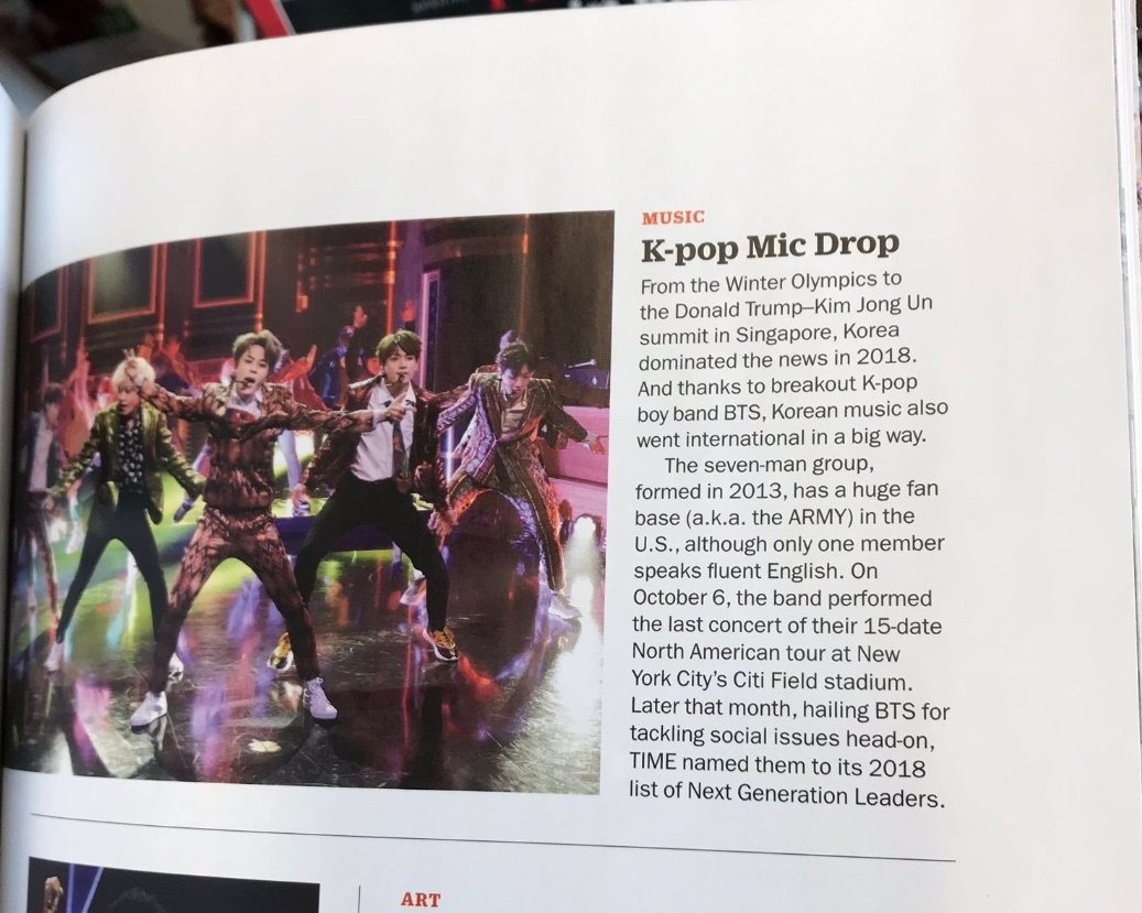 yeopiphany's tweet photo. Of course, @BTS_twt won't be included in the newest TIME NEXT LIST when they are the NEXT GENERATION LEADERS. And they were in the cover in the global edition magazine.And they were included in The 100 Most Influential People and Time Year End Review together with other legends. https://t.co/E6mnUKcO6H