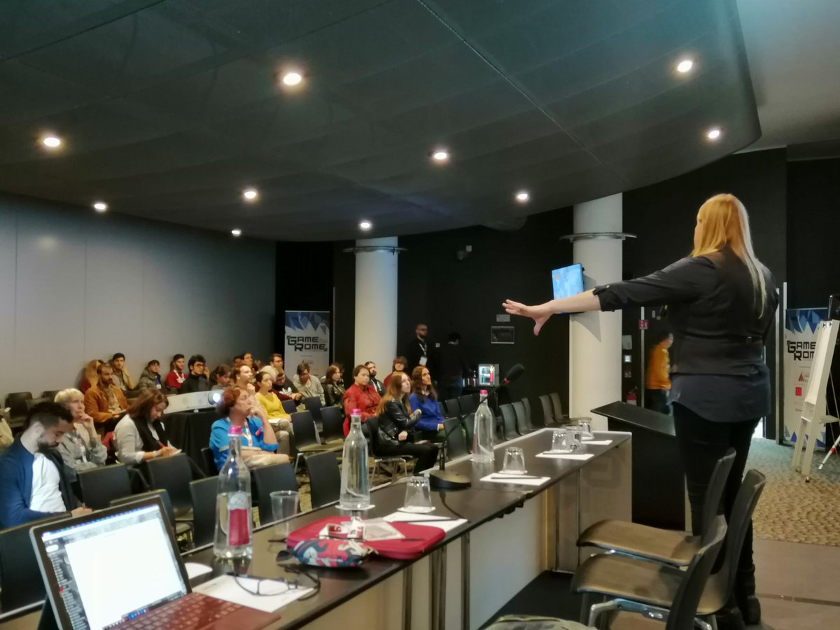 GAMEROME_FEST's tweet photo. Please welcome on stage Kate Edwards as she will discuss the little-known field of content culturalization and how it can assist game creators with building better game worlds that account for a wider range of cultural and environmental aspects.
#Gamerome #KateEdwards https://t.co/zdxRfaJ9A8