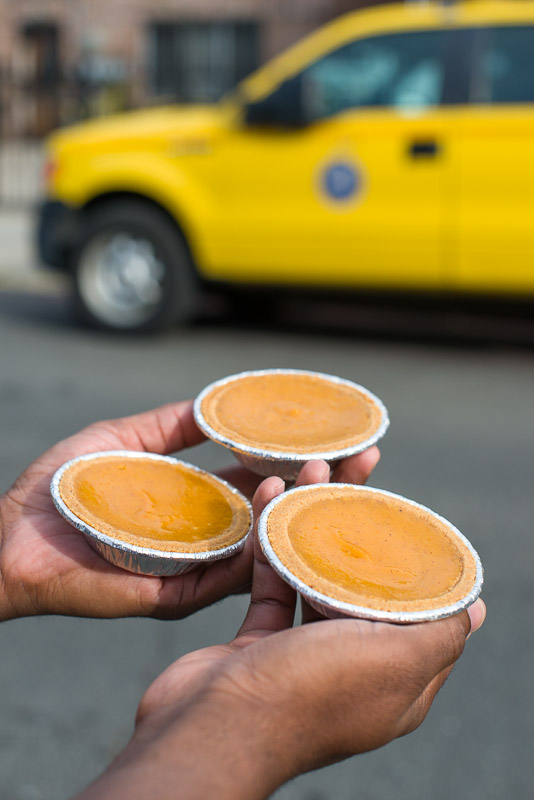 THESE AIN'T YOUR ORDINARY PIES. THEY'RE TRIS PIES & THEY'LL MAKE YOU FORGET ABOUT YOUR ANY OTHER SWEET POTATO PIES REAL QUICK!!! Come & grab a few of these this weekend from 12-8 at Fordham Plaza!! 👀#bxnightmarket #bronx #nyc #eeeats