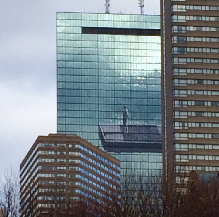 ashley__kane's tweet photo. Four years later, this lake man still goes down as one of my favorite installations. Can we do this with all the glass buildings that otherwise look the same in Boston? @CityOfBoston #bringmoreart https://t.co/r6FKEctNYf