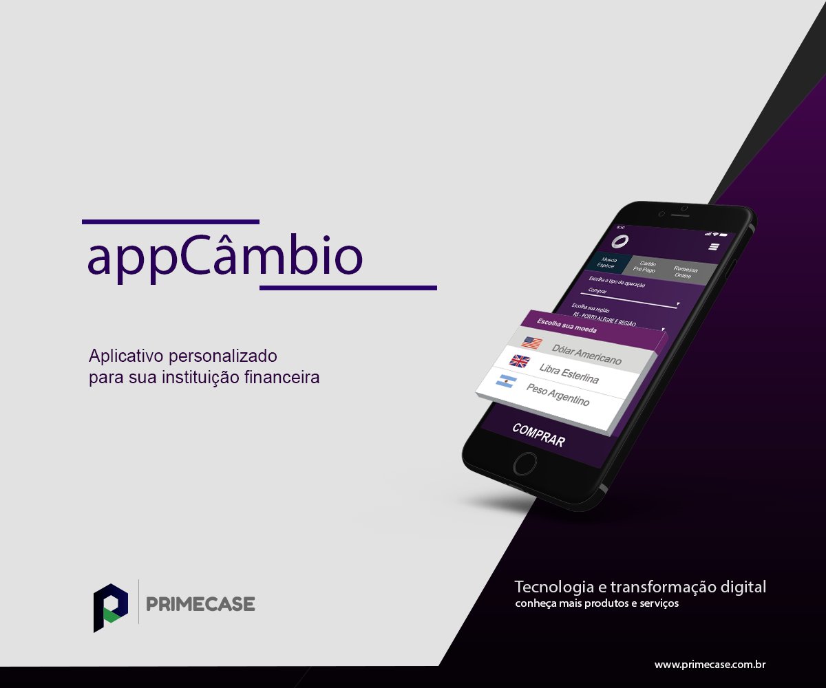 PRIMECASE's tweet image. Conheça nosso aplicativo personalizado para sua instituição financeira.

#appcambio #primecase #cambio  #fintech #tecnologia
Conheça mais: primecase.com.br