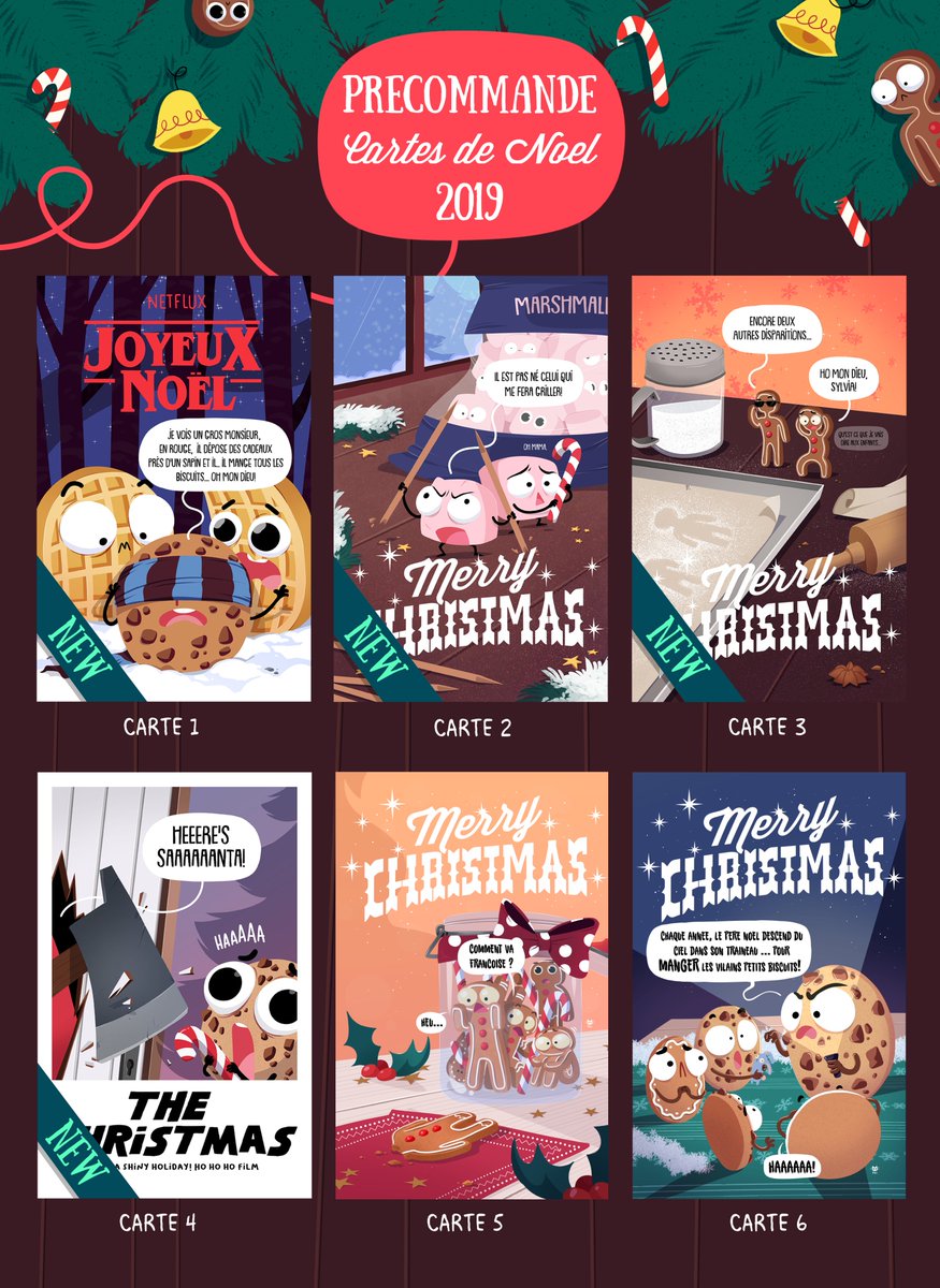Feilyn's tweet photo. #feicards LES NOUVELLES CARTES DE NOEL! wouhou!
Pour tous ceux qui en ont marre d'offrir des chaussettes à Noël, ajoutez un petit bonus à vos cadeaux et venez me prendre des cartes! *petit petit petit*
Pour préco: https://t.co/L0Liize2AI
Paillettes et cannelle sur vous! https://t.co/0CmPAYEeXw