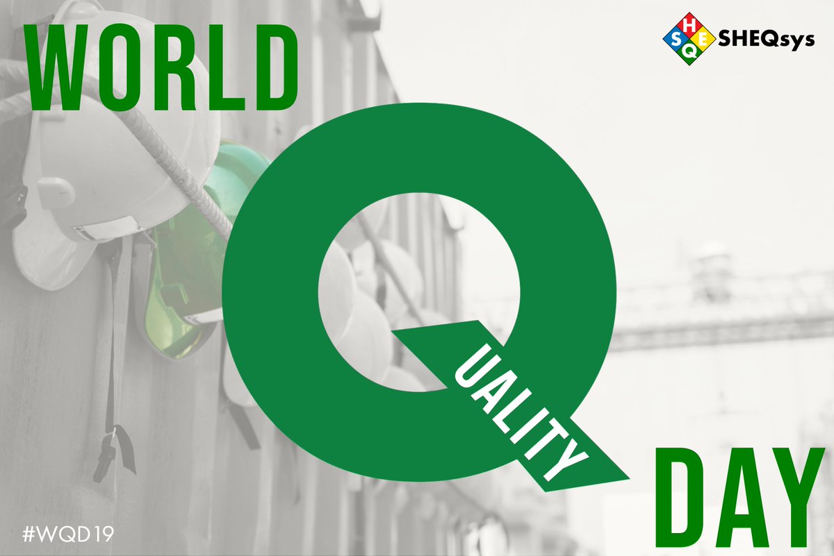 SHEQsys's tweet photo. #WorldQualityDay 🌍✅
#100yearsofquality
Ensure your quality by subscribing to SHEQsys.
https://t.co/eqr6SC78gk
#SHEQitOut #GetSHEQDone #SHEQsys
#WQD19 #Quality #QualityDay #QualityManagement #QMS #QualityControl #EnsureQuality #SHEQ #SHEQManagement #QualityManager #WearGreen https://t.co/BLxEoCrTqs