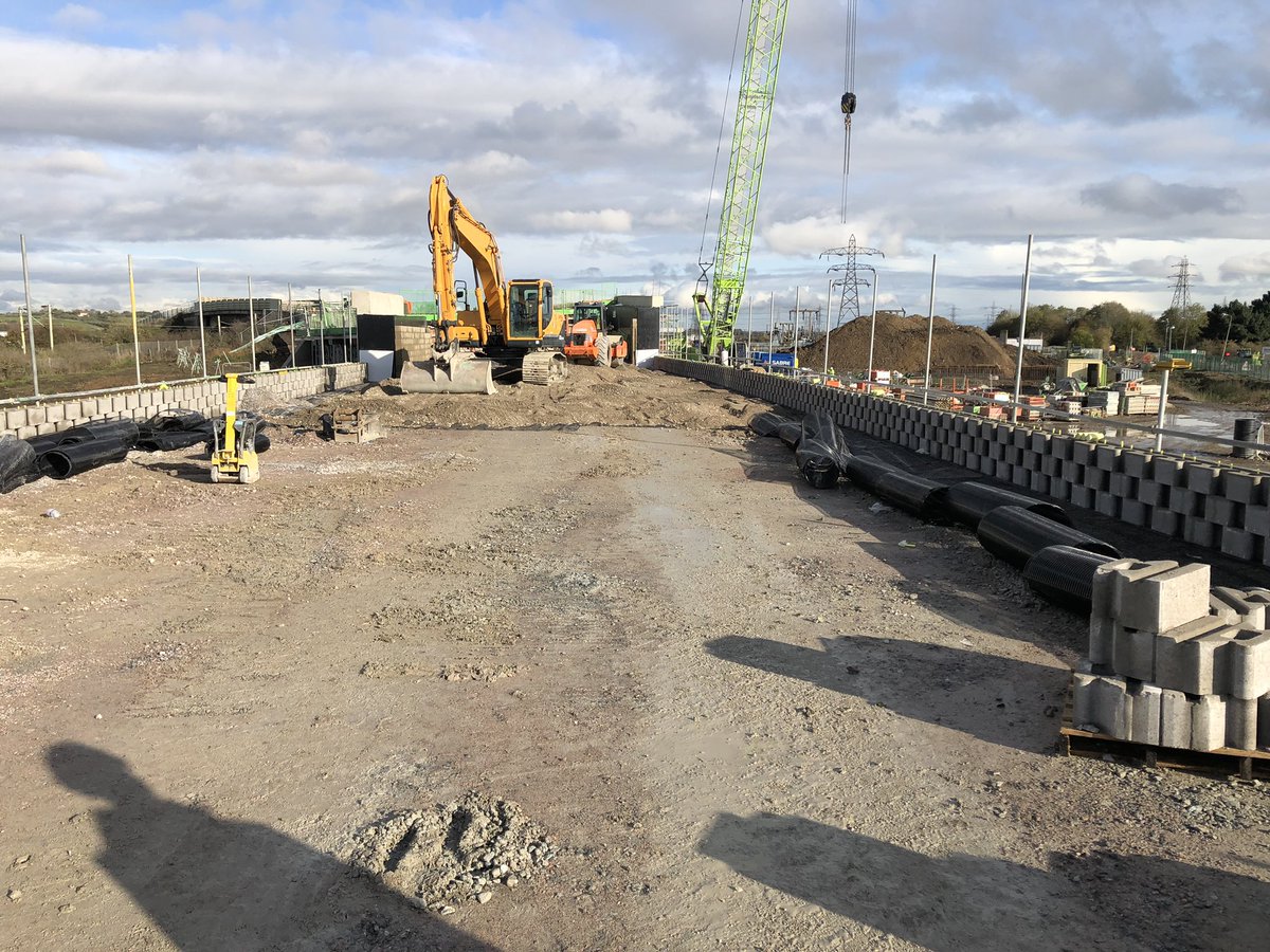 Stakconstructi1's tweet photo. Stak construction ltd have nearly completed the first phase of the Tensar block ,Fort road Tilbury bridge approach road https://t.co/RM7W2WKEE1