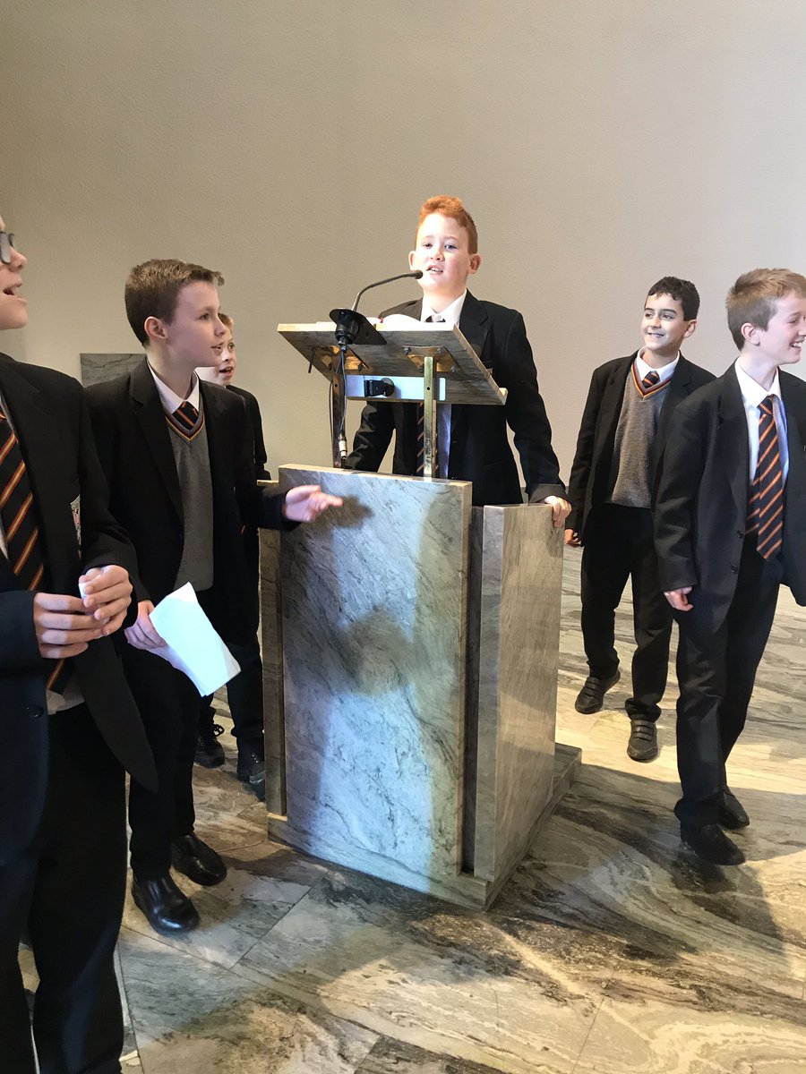 LaganRe's tweet photo. Our second church visit today was with St Bernadettes. Our students were amazed by the beautiful stained glass windows and unique sculpture of Jesus designed by Dame Elizabeth Frink. Back to school just in time for an early chip day 😊 #churchvisits2019 #churchprojects https://t.co/nPfX7lCC2S