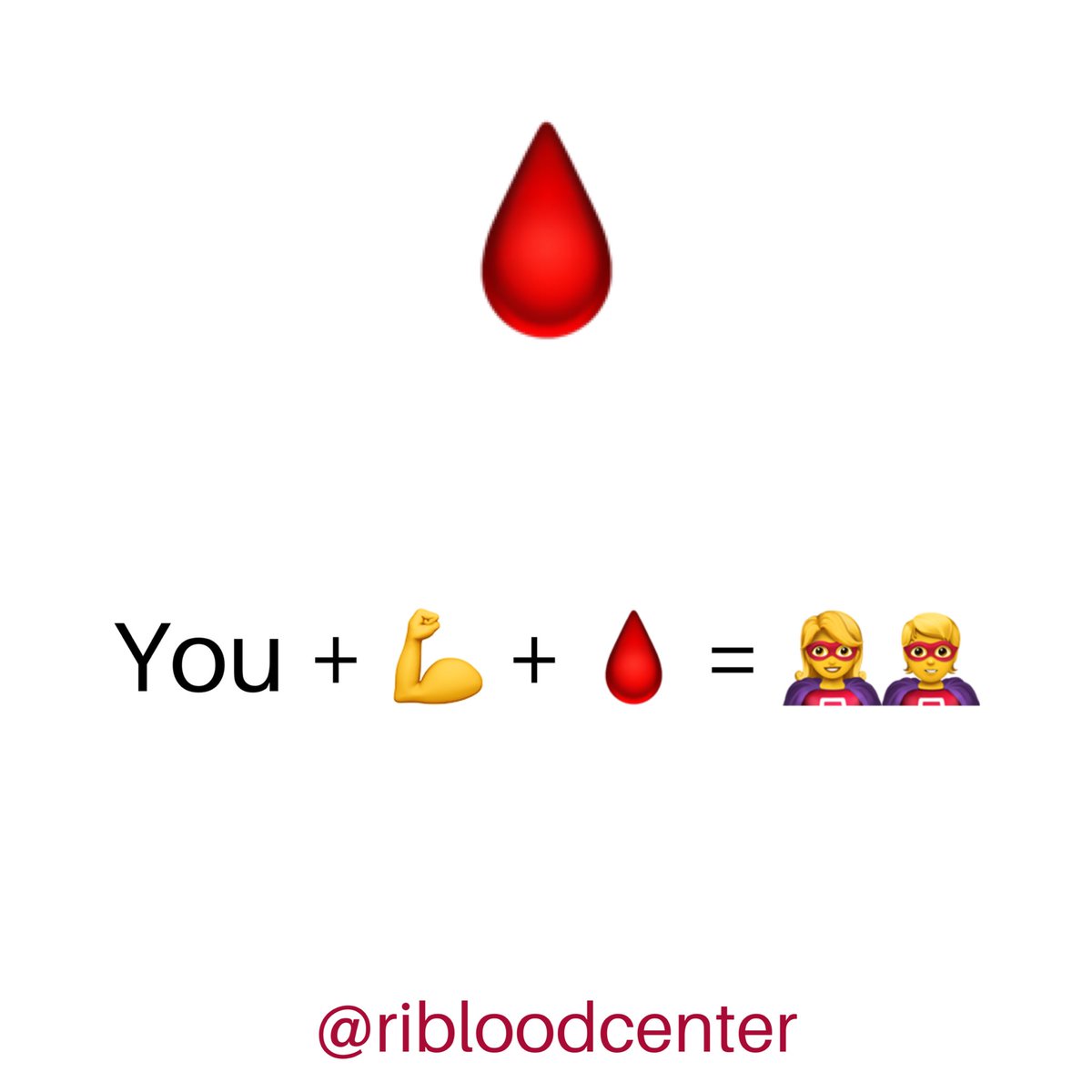 RIBloodCenter's tweet photo. The meaning of an emoji is in the eye of the beholder. We see a beautiful life-saving blood donation in this new one. See it? Yes, drop us a blood drop!🩸No, update your smartphone software😉
#ribloodcenter #helpsomeoneelse #giveblood #unicode #unicodeconsortium #thursdaythoughts https://t.co/8GYDKY8BAb