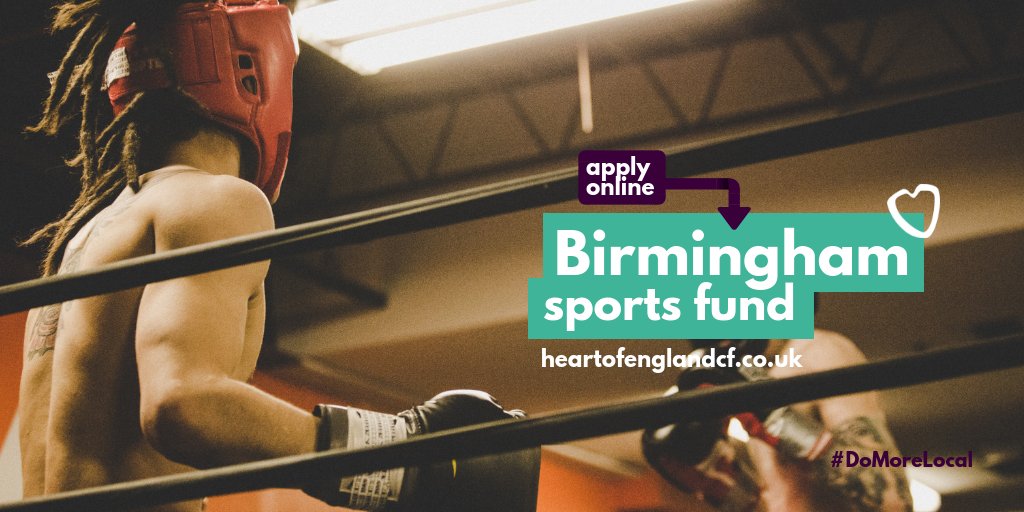 The #Birmingham Sports Fund has grants of £1000 for organisations encouraging sport engagement in the city! 🏈💕 - bit.ly/2UXPRZf