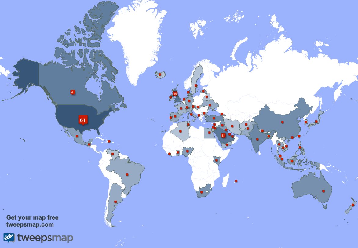 I have 11 new followers from Saudi Arabia 🇸🇦, and more last week. See tweepsmap.com/!andortoys