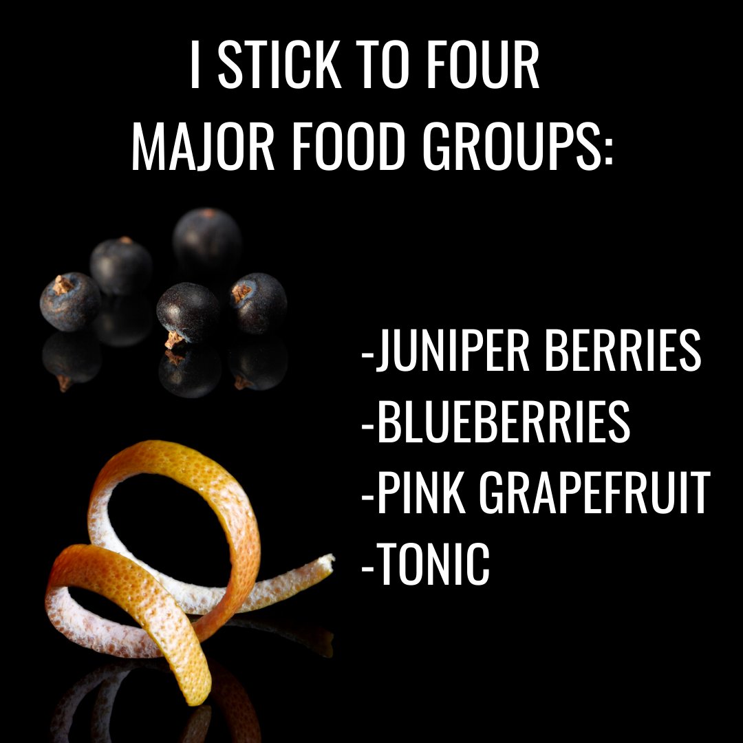 BrockmansGin's tweet image. The important ones. #foodgroups #health