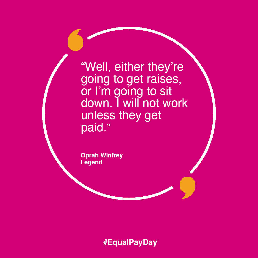 cmi_managers's tweet photo. How are you challenging pay disparity where you work? Today is #EqualPayDay, which means the average man would've earned by the end of the day what the average woman will take the rest of the year to achieve. Here are 3 women showing us how it's done 💪 https://t.co/h9OjnSLT7y