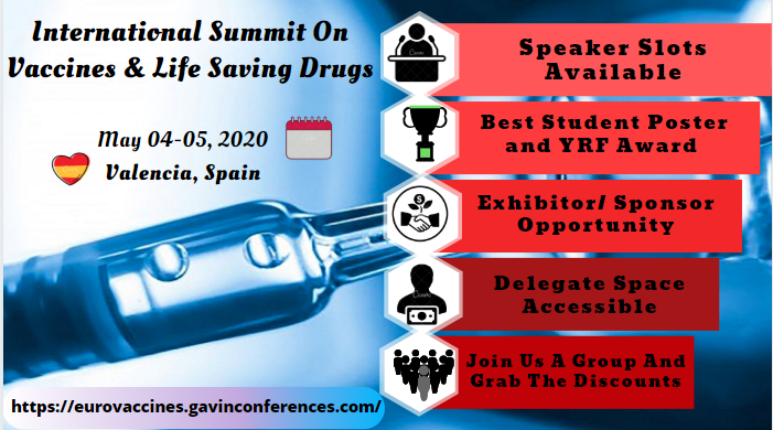 Vaccine2020's tweet photo. Don't miss the chance to be a part of #Vaccin_2020 #Conference , More details: https://t.co/BznwMjippb
#pharma #healthcare_institutes #exhibitior #pathologists #europetravel #clinicaltrials #clinicalresearch #vaccine #immunology #speaker #studentambassador #delegates #grouptour https://t.co/CiwDHVYPEa