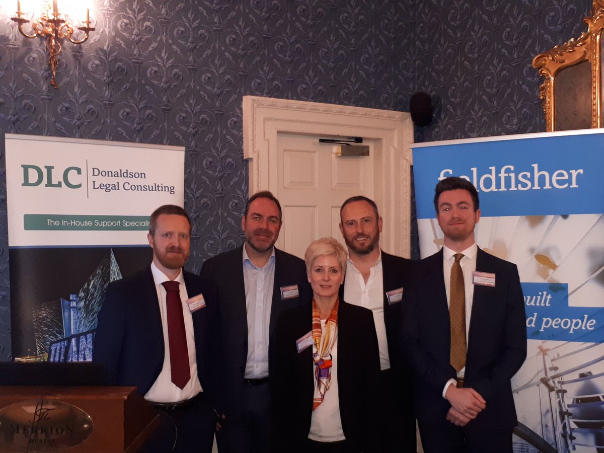 DonaldsonLegalC's tweet photo. Last week, some of the team travelled to Dublin to present and discuss, along with @Fieldfisher, the required preparation for the upcoming Initial Margin Phase 5 and 6. A big thank you to everyone who came and also to everyone who participated to make the event a success https://t.co/qfeaC6OX8H