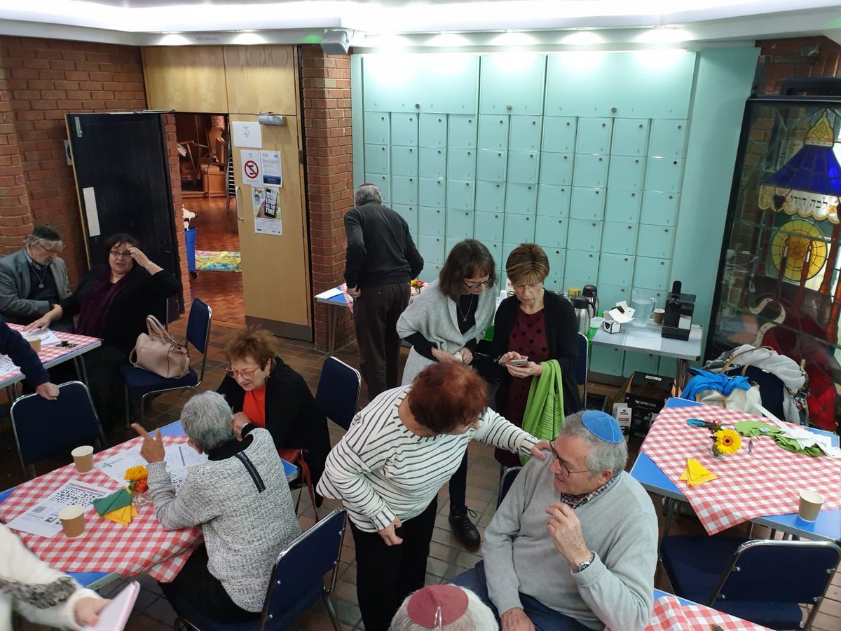 Our community cafe <a href="/pinnershul/">Pinner Shul</a> is buzzing and kicking of #md19 in style! <a href="/HarrowFoodbank/">Harrow Foodbank</a>