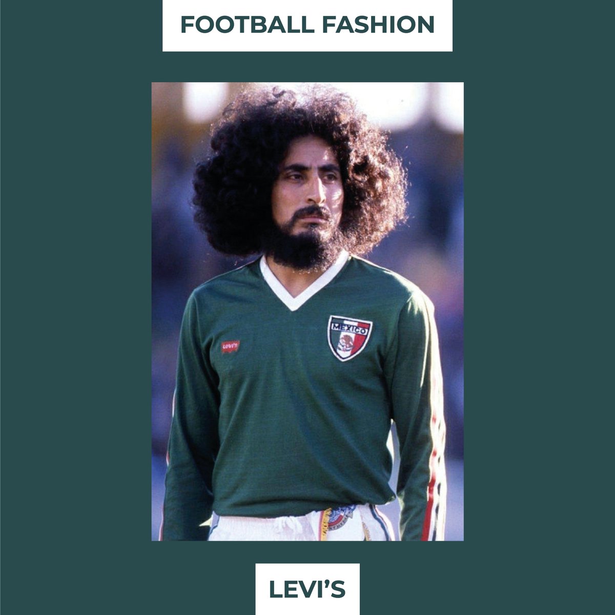 Did you know that at the 1978 World Cup Mexico's kits were made by Levis?Can you think of any other fashion brands that have sponsored a football team?
