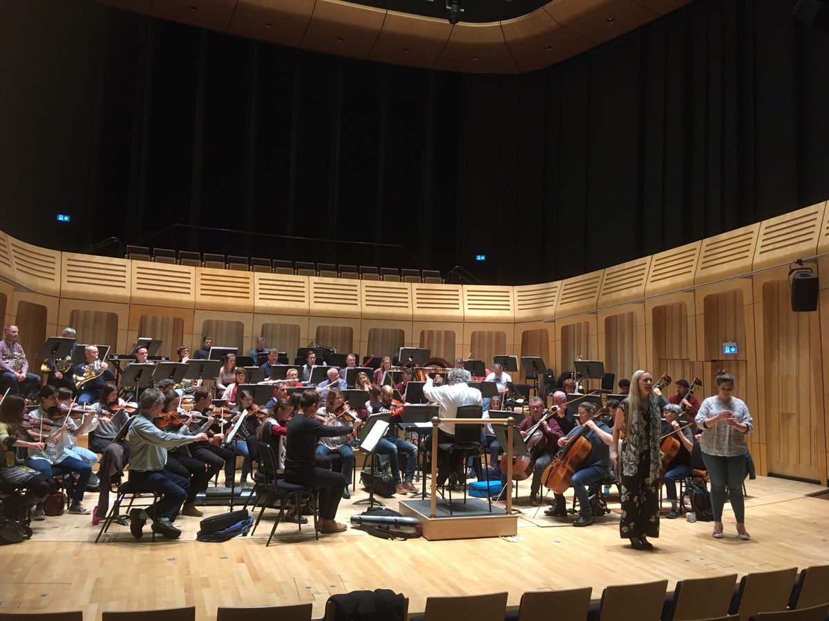 tinagelnere's tweet photo. Rehearsing with #WNO opera orchestra for tomorrow’s Gala led by Carlo Rizzi. Excited to be singing Huperdinck’s Hansel! https://t.co/P0SvgbC3gF