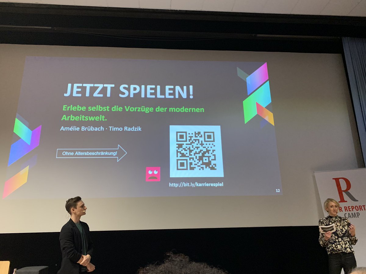 LiChriSchi's tweet photo. Bei @amelie_txt und @TIzumMO können wir „New Work“ erspielen. #30u30 https://t.co/POWSJJs2st