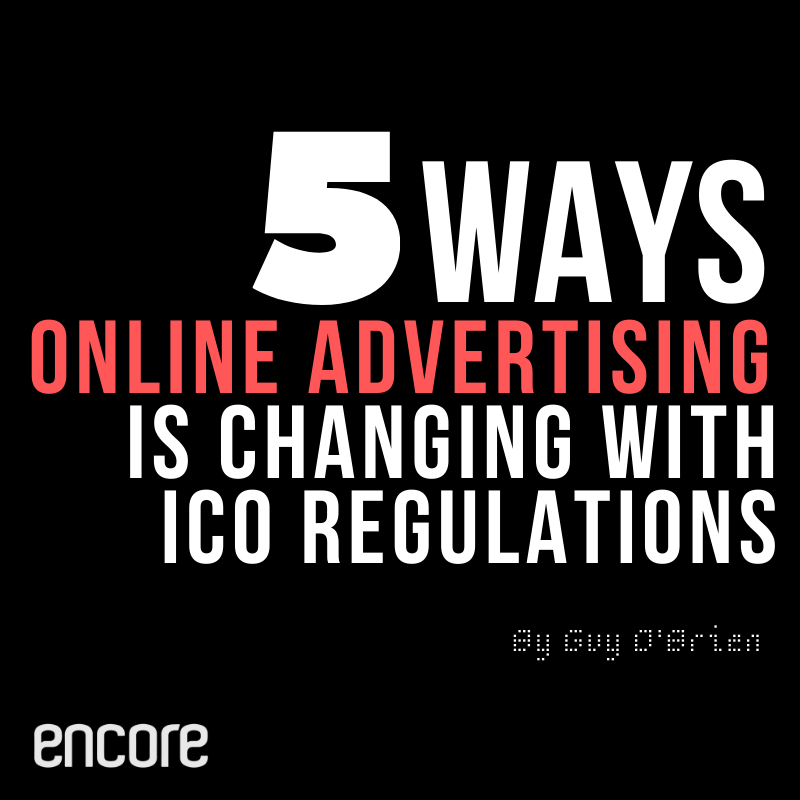 Guy O'Brien has kindly shared his thoughts on his on what the new #ICO regulations could mean for online advertising. Check out his blog here: bit.ly/2NLL74n 
#encoredigitalmedia 
#b2bMarketing19 
#OnlineAdvertising 
#Data 
#b2bMarketers 
#Advertising 
#GDPR