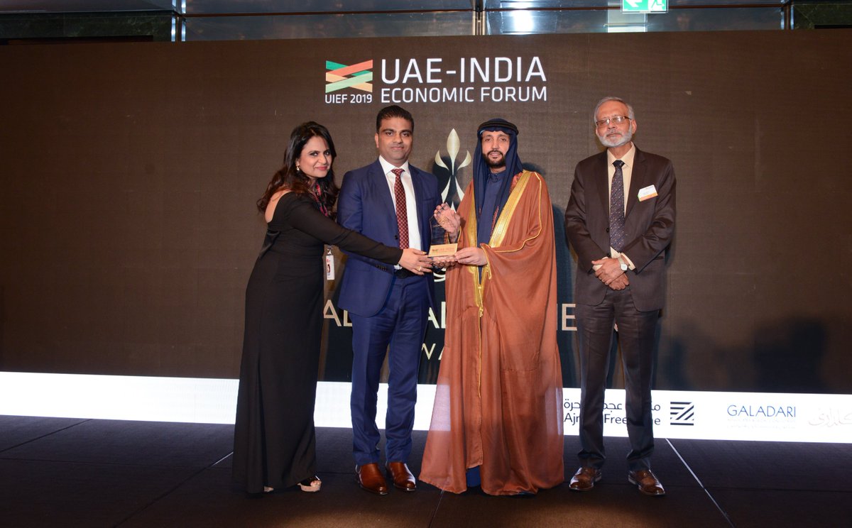 Congratulations to Airolink Building Contracting LLC for receiving the award for Outstanding Contractor of the Year at the Qadat Al Tagheer Awards 2019. 

Don’t miss out the #UIEF2019 insights. Visit: aieforum.com
#UAE #India #investment #future #economy #UAEIndiaTrade