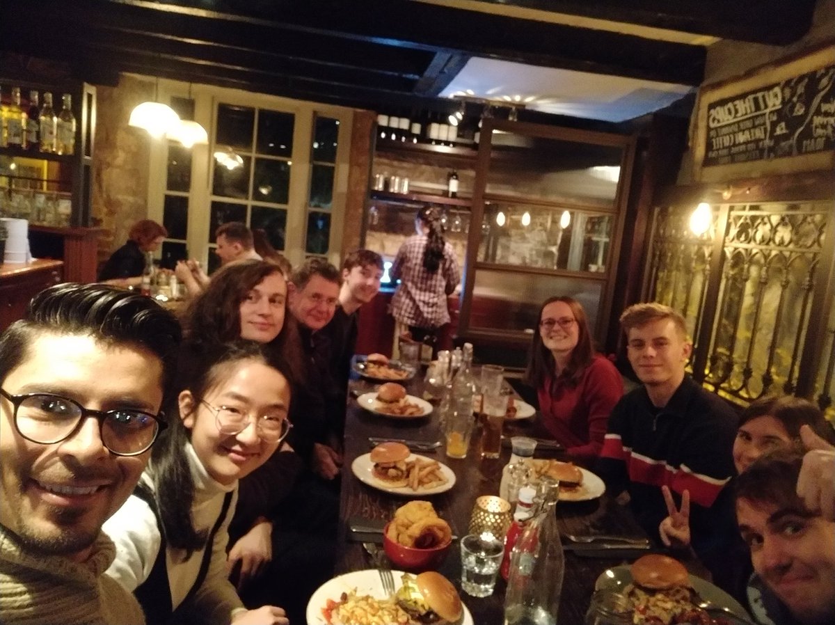 The Dyer Group (@pwdgroup) on Twitter photo Great meal out last night to belatedly welcome MChem students Jake, Adam and Michael to the group! <a href="/Eder89/">Eder Olivas</a> selfie skills are ๐ฅ Great meal out last night to belatedly welcome MChem students Jake, Adam and Michael to the group! <a href="/Eder89/">Eder Olivas</a> selfie skills are ๐ฅ