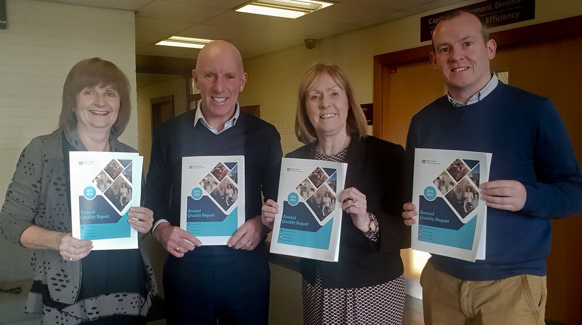 Never one to miss an opportunity.... we're using World Quality Day #WQD19 to launch our 2018/19 Annual Quality Report. The report recognises the good work that is carried out every day by our staff. to view the report visit: bit.ly/33NcmRT