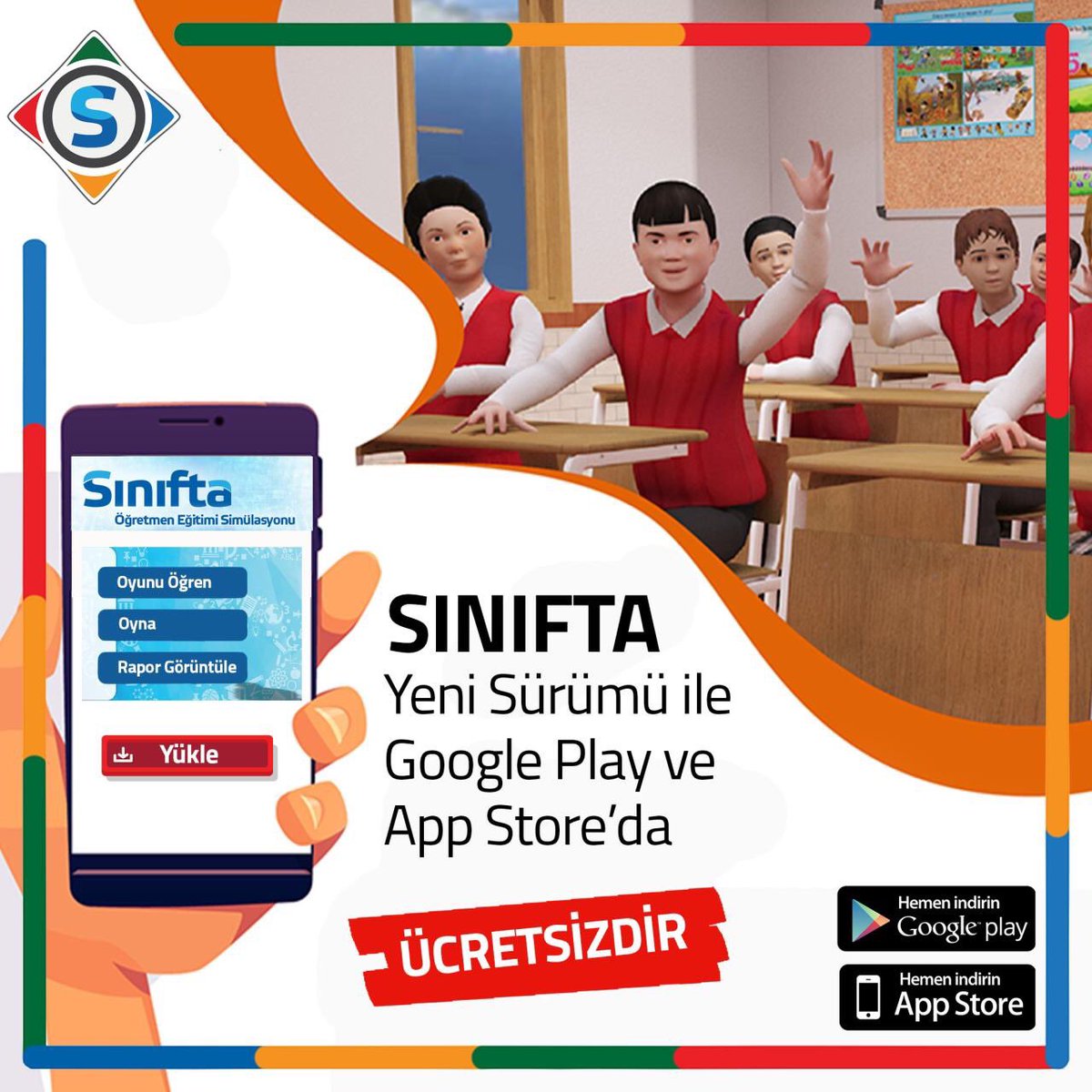 Hemen denemek için tıklayın!
App Store
apps.apple.com/us/app/s%C4%B1…
Google Play
play.google.com/store/apps/det…

#simsoft #sınıfta #eğitim #öğretmenlik #öğretmen #simülasyon
