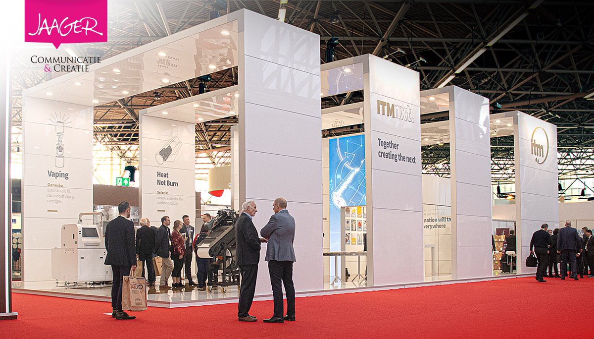 JaagerBV's tweet photo. Dit is genieten! Een opvallende stand met rete-strak design voor ITM op de Tabexpo Amsterdam.

Vanaf idee - naar schets - naar concept voor de stand en beurs-uitingen.

Kijk in onze portfolio https://t.co/kuFkwoGK8D

Gerealiseerd door een goede samenwerking met ITM en Expoteam! https://t.co/KvXlScpIbH