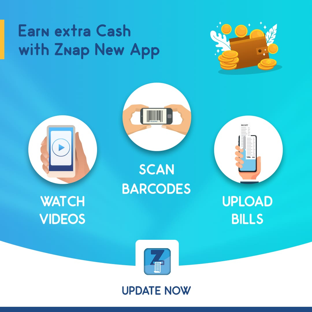 znapcash's tweet image. We have rolled out new features where you can earn at the comfort of your home and make your shopping trips more fun! Update your app and check out the new features!!

#NewZnap #UpdateApp #UpdateZnap #CashBack #ZnapApp #ZnapDubai #ZnapUAE #Dubai #UAE #LETSGETLIVING!