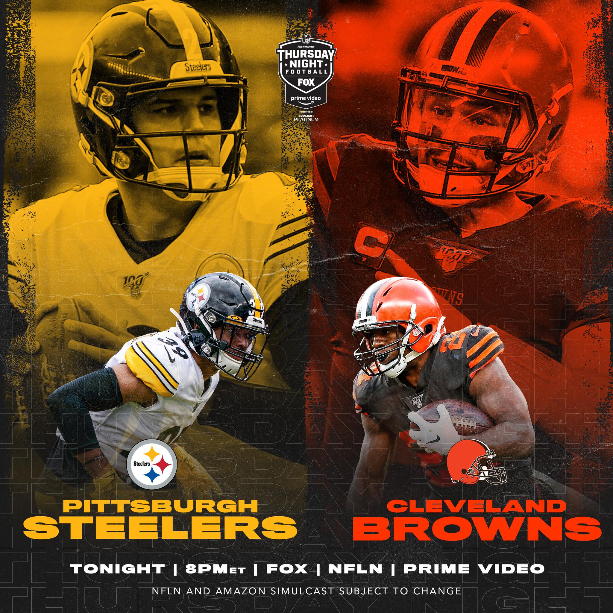 NFL on X: '.@steelers vs. @Browns. Which AFC North team is getting