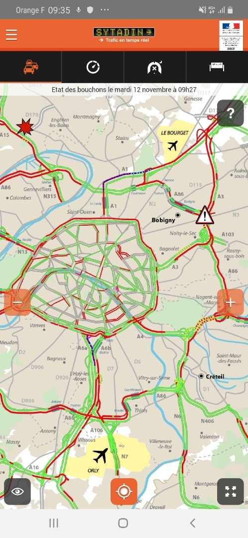 Ici par exemple, les 2 voies bus-taxis reliant CDG ou Orly à Paris n'étaient pas ouvertes.Mais pas que ce jour là.En 2018, par exemple la voie bus-taxis sur l'autoroute A1 n'a été ouverte que 144 jours/365.Et quand elle est ouverte, elle n'est pas respectée par les particuliers