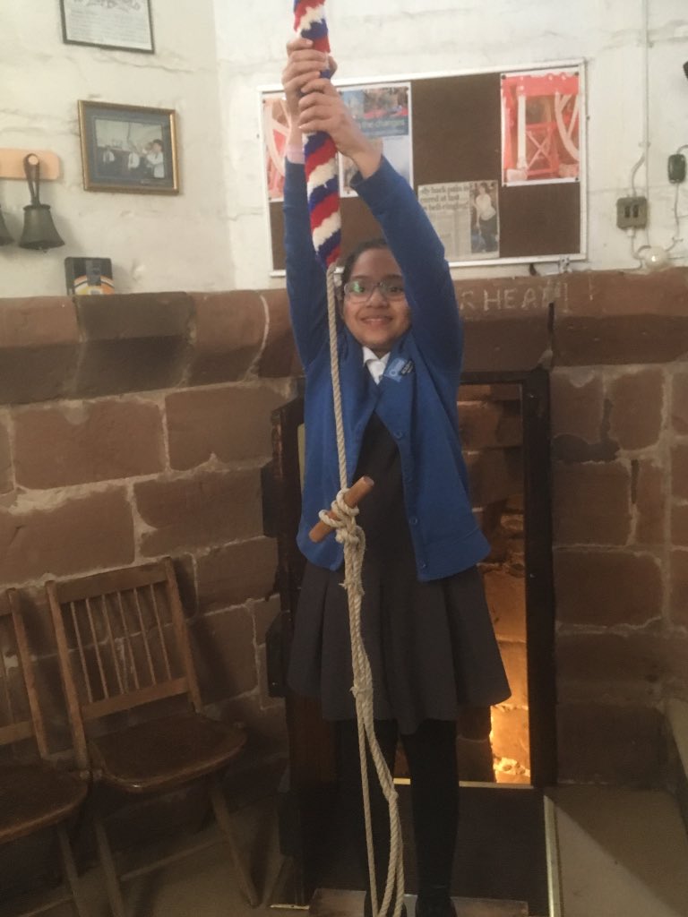 OAHobmoor's tweet image. Year 4 had an amazing time @StEdburghas church as part of our local history study. We learnt about the inside and outside of the church, The Trust School and other local buildings. We made our own stained glass windows and even had a go at ringing the bells!