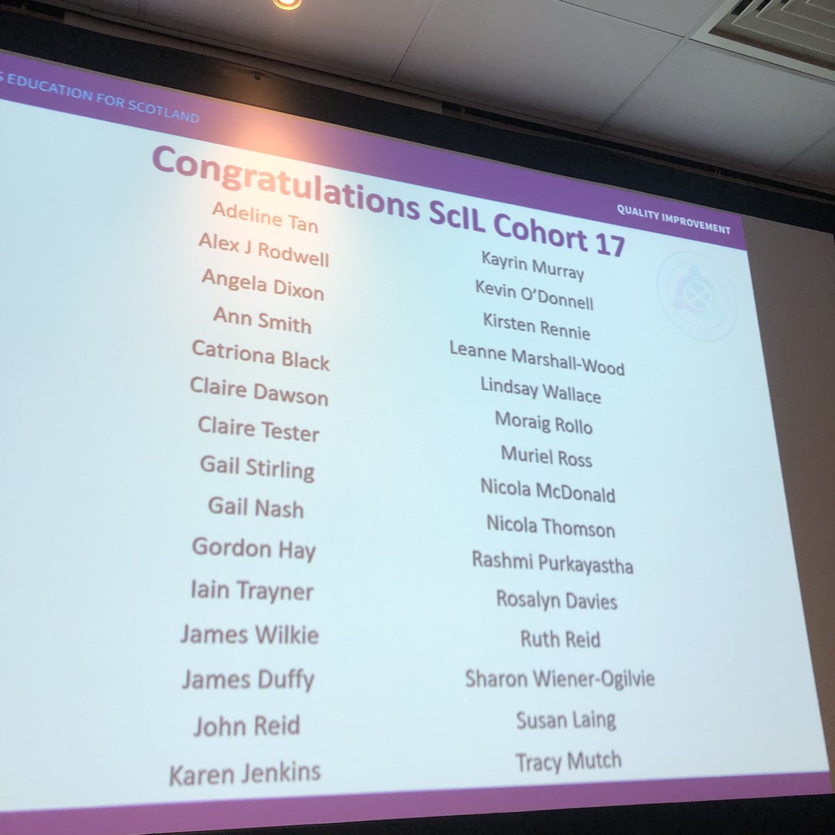 Cohort 17 telling us what ScIL meant to them with a video and presentation! Congratulations to another wonderful group! @IngrajJenny #ScILC17 #ScILGrad2019