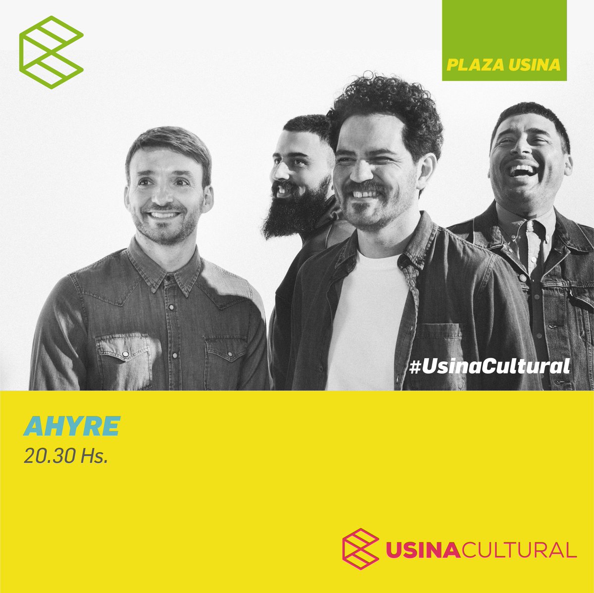 #HOY ¡Abrimos las puertas de la Usina Cultural! Desde las 19hs vas a poder disfrutar de shows musicales, muestras, comidas y mucho más!