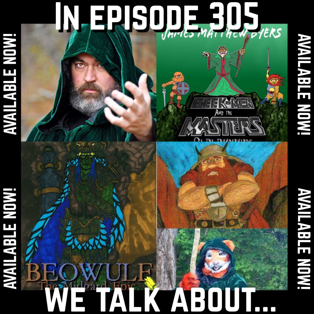 ThunderNerdsPod's tweet photo. Ep 305 (link in bio) we chat w/ @PoetMattByers about #amwriting his geekdom for #sheraandtheprincessesofpower #hemanandthemastersoftheuniverse #thundercats #toycollecting #thedarkcrystalageofresistance #starwars &amp; more!

#podcasting #ThunderNerds #lordoftherings #hobbit #beowulf https://t.co/7qKTH4mxKr