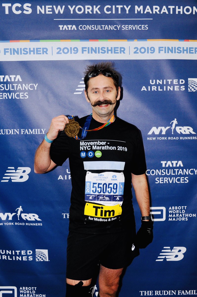 Congrats to Tim Ballard on completing the NYC marathon on behalf of <a href="/MovemberUK/">Movember UK</a>! Tim said the race felt like an incredible 26.2 mile party, and although it was tough it was an epic event that will forever be etched in his memories. To donate go to: uk.movember.com/mospace/5321869