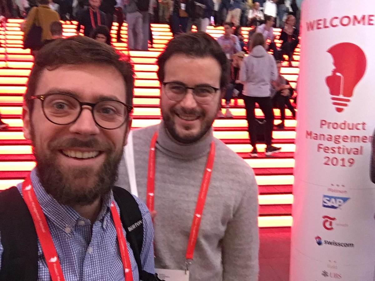 [PMF] Day two ! 🚀
Our two co-founders Benoît and Martin  are still at #Zurich as part of the #PMF19
If you meet them, feel free to ask any question about the #productsprint
➡️To learn more about the product.sprint: theproductsprint.com
#productmanagement
