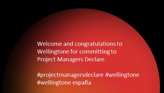 RobLeslieCarter's tweet photo. Welcome and congratulations to @WellingtonePPM and @EsWellingtone for committing to Project Managers Declare.
#projectmanagersdeclare website is launching soon - get in touch if you would like to know more.
#projectmanagersdeclare #wellingtone #wellingtoneespaña https://t.co/WavhZRaOsS