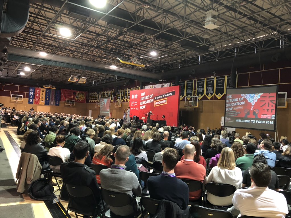 TrilliumHibbeln's tweet image. Hundreds of people from around the world together to reimagine the Future of Education - Powerful! #FOEN2019 #WAB_LIVE #ACELearning @neasc