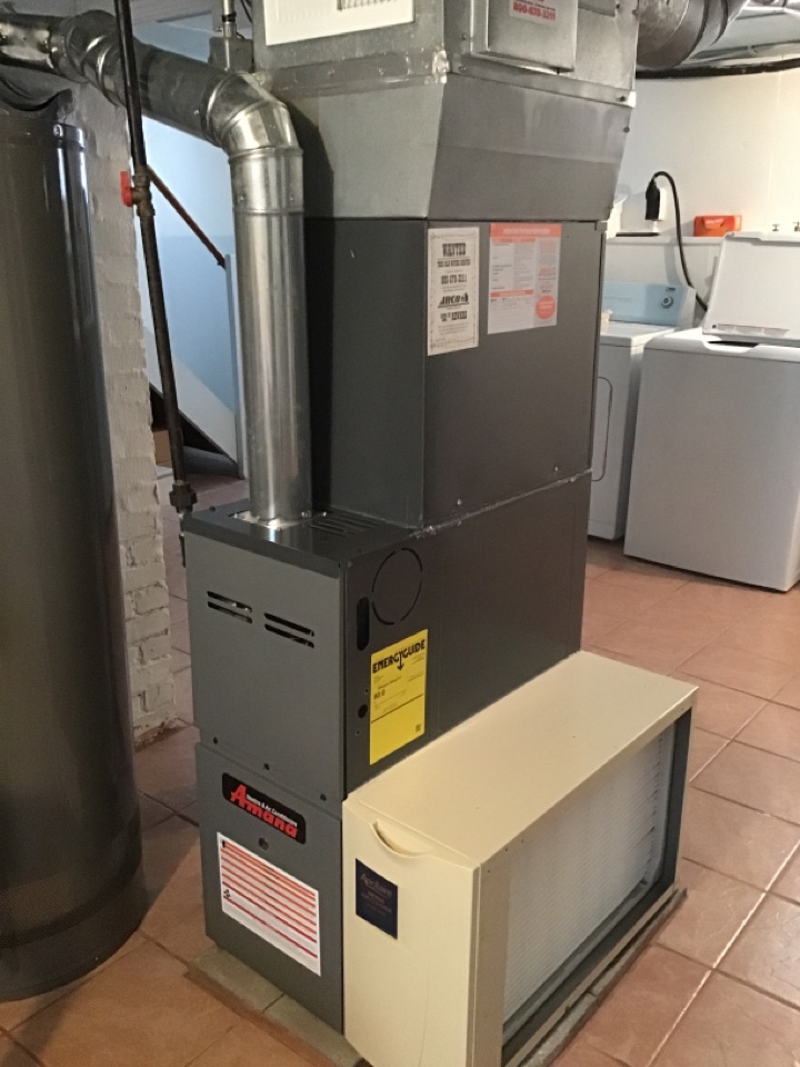 Amana furnace tuned up new 401 filter - Brian  H. checked in near W 104th St Clevel... nearbynow.co/biz/air-condit…