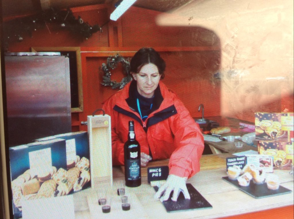 Tesco Amersham celebrating 100years with a one day pop up Xmas tasting village