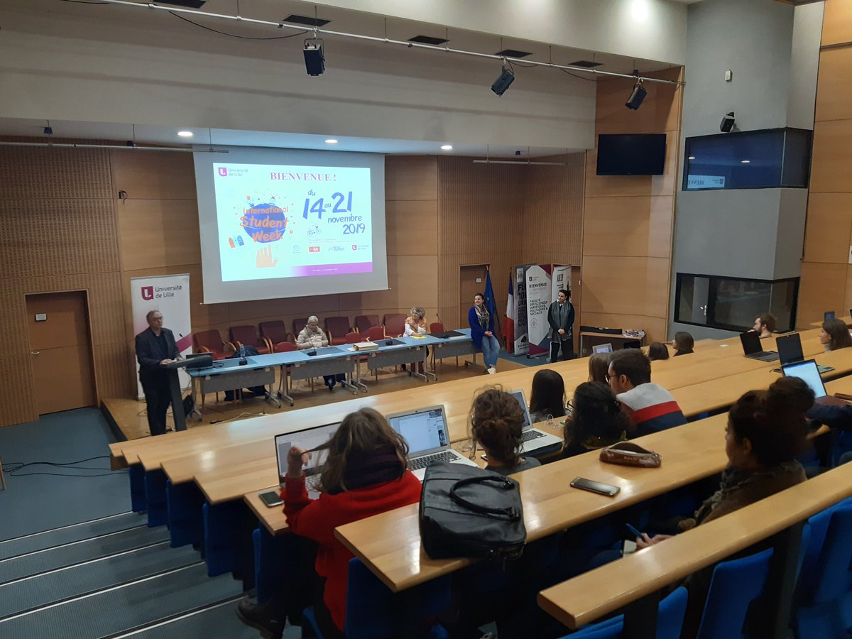 Coup d'envoi de l'International Student Week. Rencontres, échanges, food-trucks vous attendent la semaine prochaine sur le #CampusMoulins. Programme complet ici : isw.univ-lille.fr/programme-comp…
#ISWlille