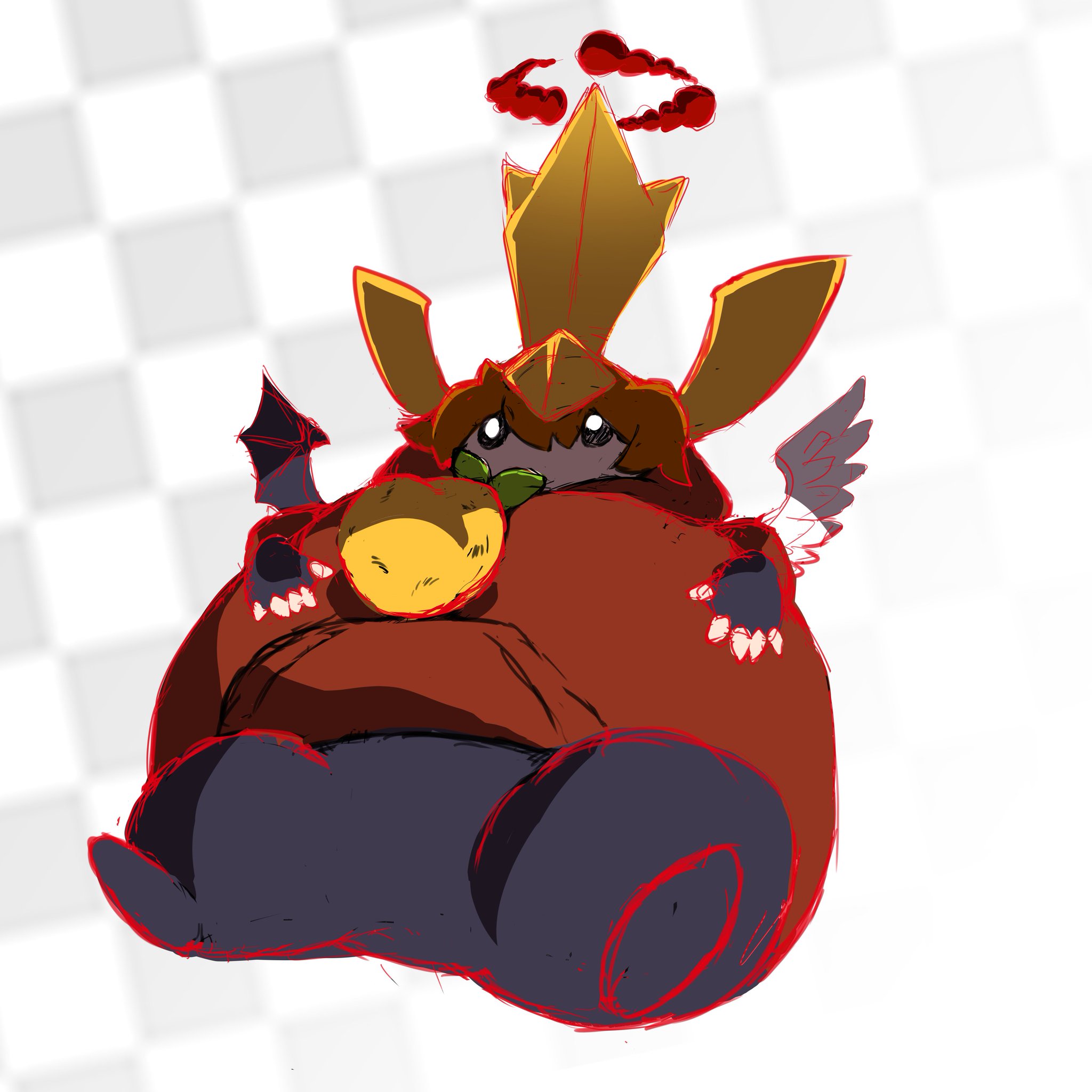 猿知恵 ポケモン放送と聞いて描きました ケソポテト キョダイマックスのすがた T Co Yo7de8ekg8
