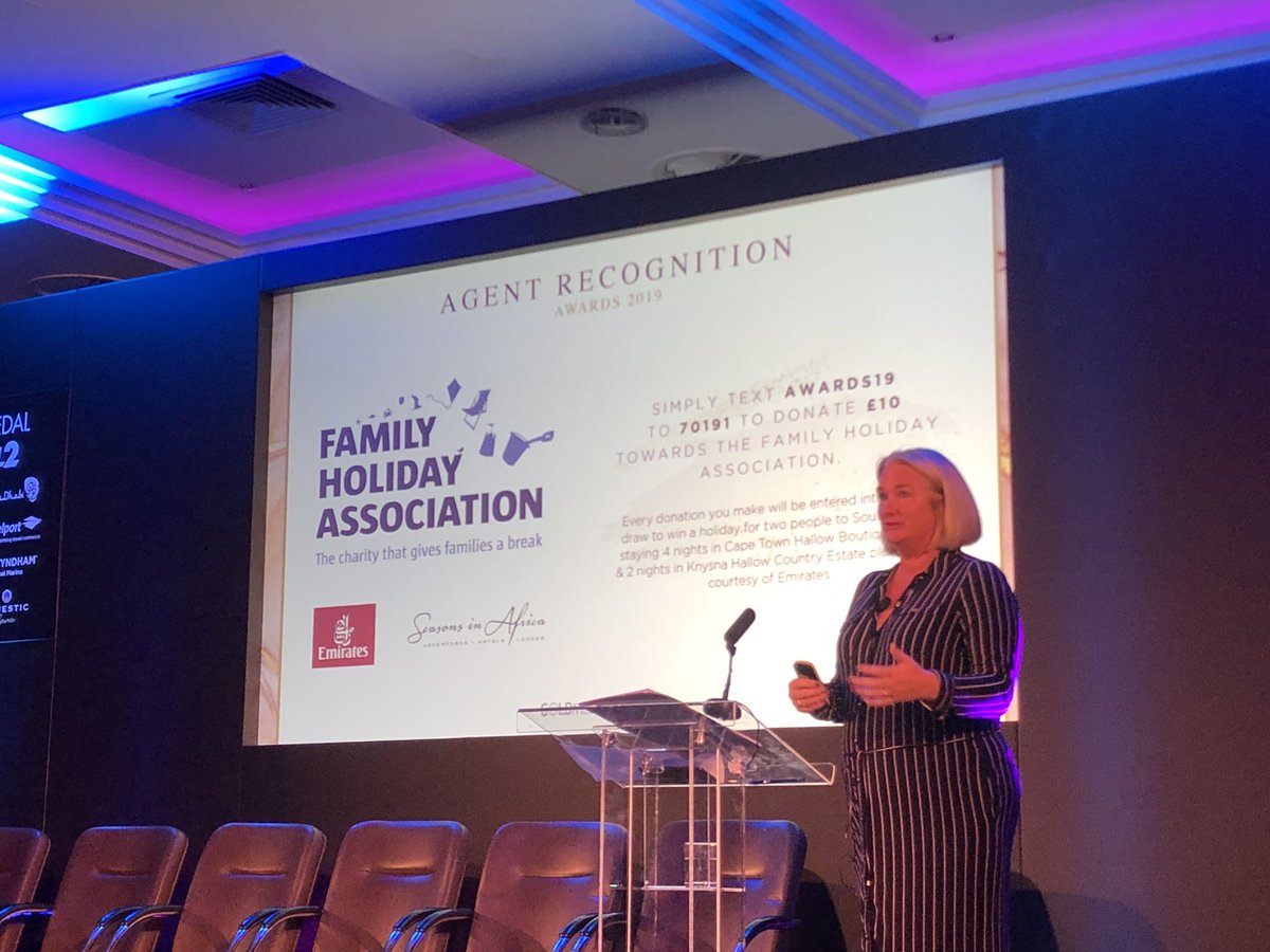 NickG4Good's tweet photo. A fitting video and introduction by @lisamcauley01 for our chosen charity @famholidayassoc, with all delegates donations helping to provide holidays &amp; memories for those families who really need your help! 

#GMT2Awards https://t.co/mVrTYCDbda