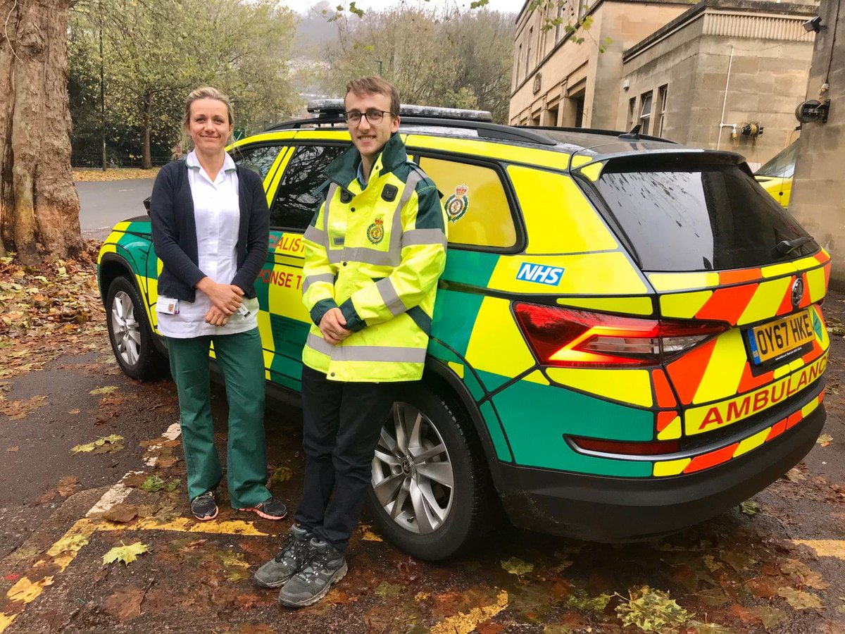 Shadowing the <a href="/BathFalls/">Bath Specialist Falls Response Team</a> team today, visiting people at home in BaNES to deliver meaningful interventions: occ therapy, equipment, care support, post-fall care. Great to see people remaining at home supported