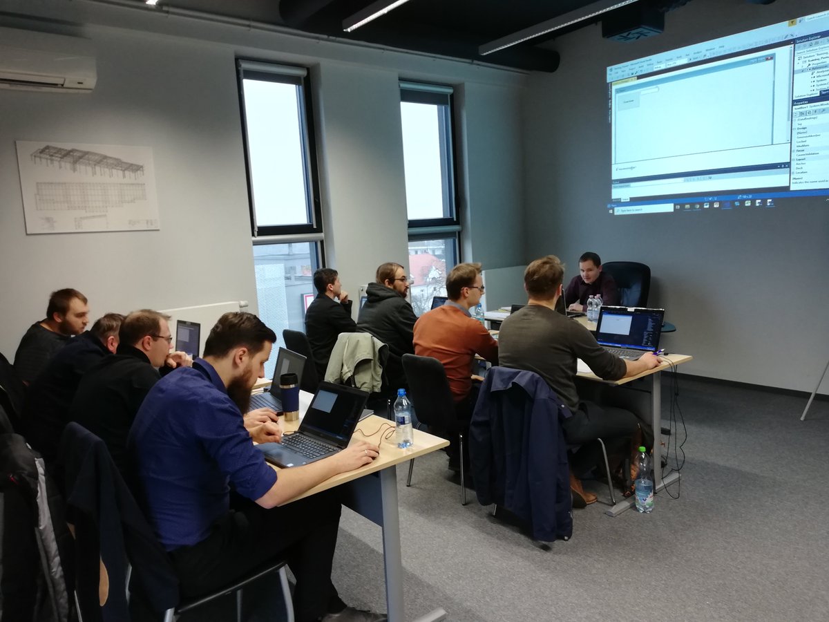 ConstrusoftP's tweet image. Tym razem w Poznaniu odbyło się szkolenie z #TeklaOpenAPI. 👩🎓👨🎓👨🏫
➡️ Tu znajdziecie przykładowe prace zgłoszone do międzynarodowego konkursu 🏆Tekla Developer Awards 2019: developer.tekla.com/tekla-develope…
Zachęcamy do głosowania! 🗳
#Tekla #innovation #BIMtechnology #BIM
