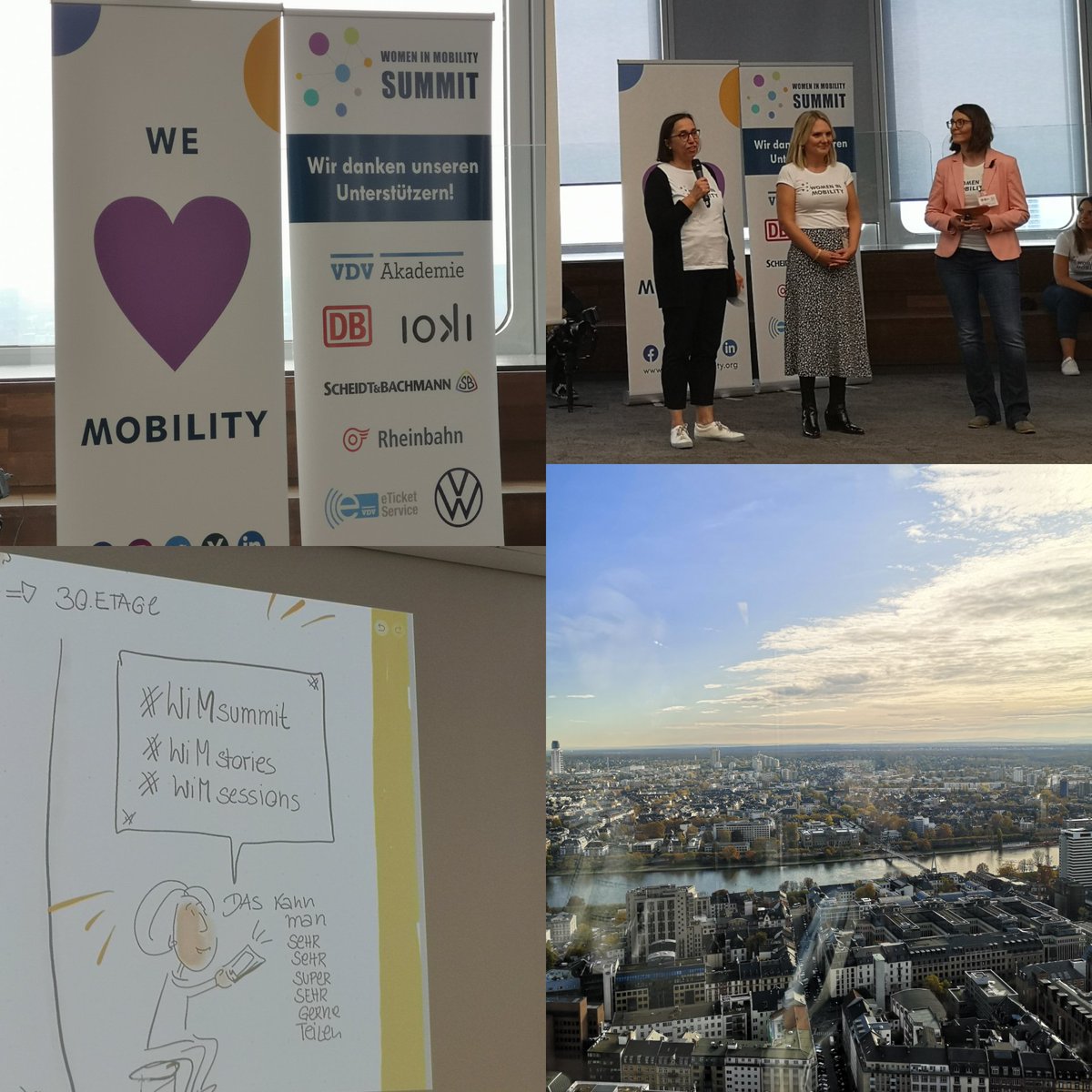 Woman in Mobility Summit! 
Zwei Tage Konferenz und diesesmal fast nur mit Frauen :)

#WiMsummit #WiMsessions #wimstories #db #dbsystel #ioki #öpnv #MobilitätvonMorgen