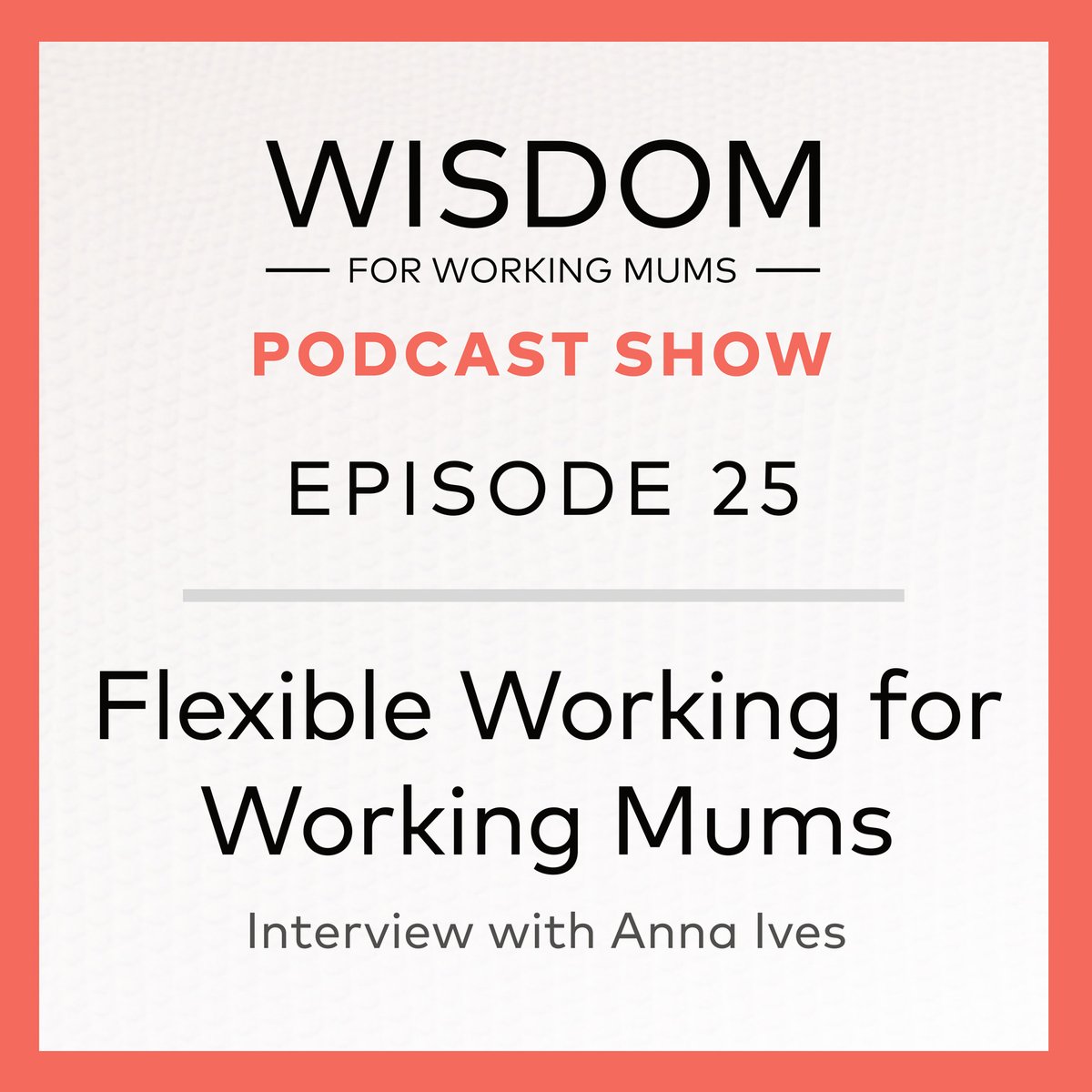 In this latest #wisdomforworkingmums #podcast I talk all things #flexibleworking for #workingmums with <a href="/AnnaHRPuzzle/">HR Puzzle</a> Tune in here: wisdomforworkingmums.co.uk/25/ or on your favourite podcast platform!